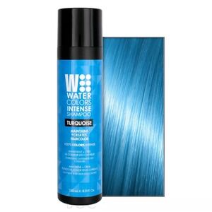 Watercolors Intense Shampoo - Turquoise by Tressa for Unisex Blue 8.5 oz Shampoo